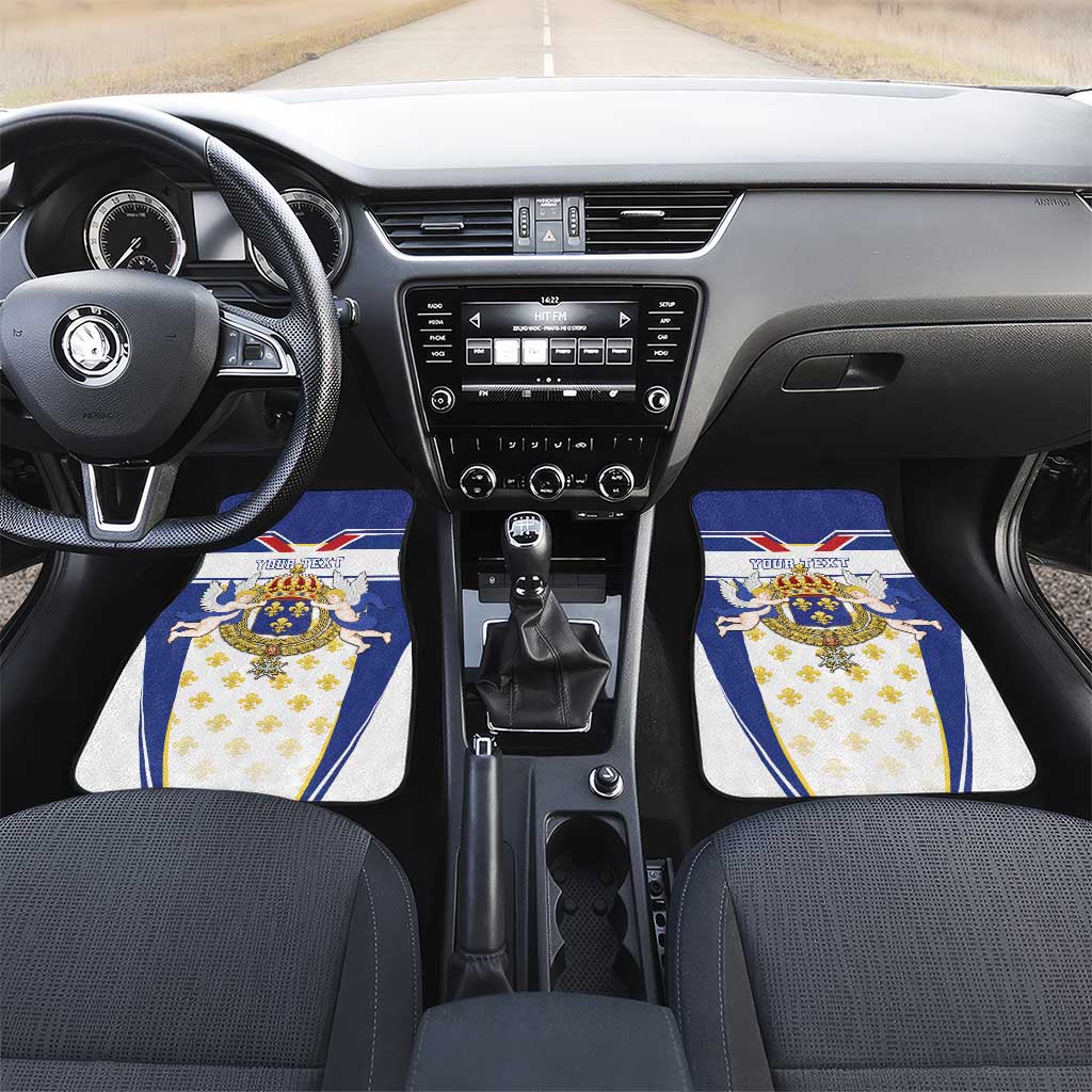 Personalized French Colonial Empire Car Mats Royal Standard of France