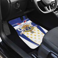 Personalized French Colonial Empire Car Mats Royal Standard of France