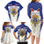 Personalized French Colonial Empire Family Matching Long Sleeve Bodycon Dress and Hawaiian Shirt Royal Standard of France