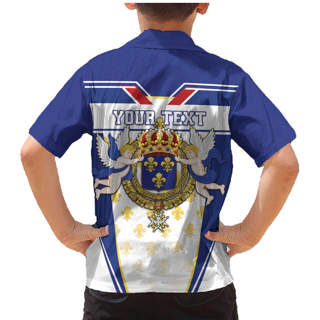 Personalized French Colonial Empire Family Matching Mermaid Dress and Hawaiian Shirt Royal Standard of France