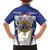 Personalized French Colonial Empire Family Matching Off Shoulder Maxi Dress and Hawaiian Shirt Royal Standard of France