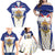 Personalized French Colonial Empire Family Matching Off Shoulder Maxi Dress and Hawaiian Shirt Royal Standard of France