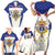 Personalized French Colonial Empire Family Matching Short Sleeve Bodycon Dress and Hawaiian Shirt Royal Standard of France