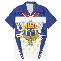 Personalized French Colonial Empire Family Matching Summer Maxi Dress and Hawaiian Shirt Royal Standard of France