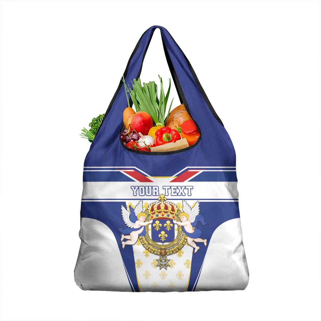 Personalized French Colonial Empire Grocery Bag Royal Standard of France