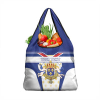 Personalized French Colonial Empire Grocery Bag Royal Standard of France