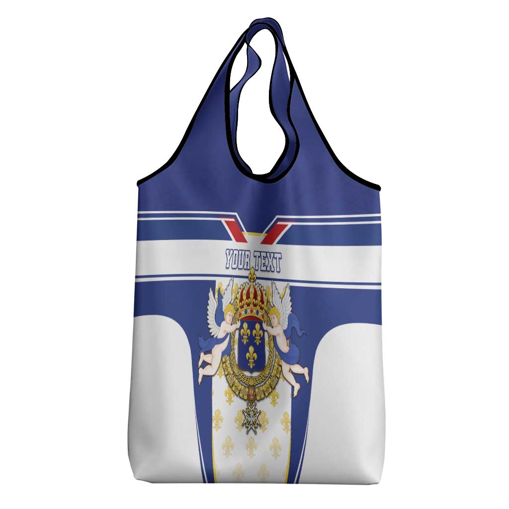 Personalized French Colonial Empire Grocery Bag Royal Standard of France