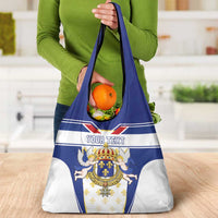Personalized French Colonial Empire Grocery Bag Royal Standard of France