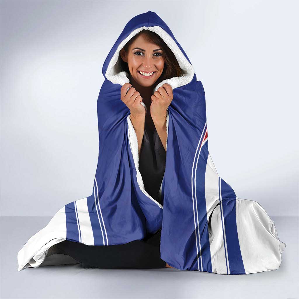 Personalized French Colonial Empire Hooded Blanket Royal Standard of France