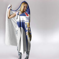 Personalized French Colonial Empire Hooded Blanket Royal Standard of France