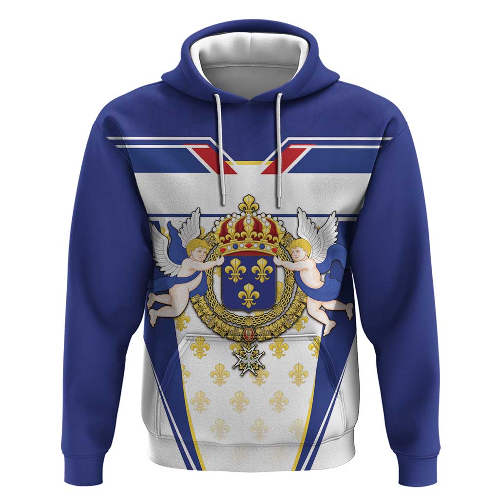 Personalized French Colonial Empire Hoodie Royal Standard of France