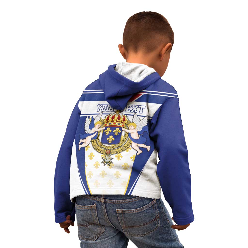 Personalized French Colonial Empire Kid Hoodie Royal Standard of France
