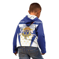 Personalized French Colonial Empire Kid Hoodie Royal Standard of France