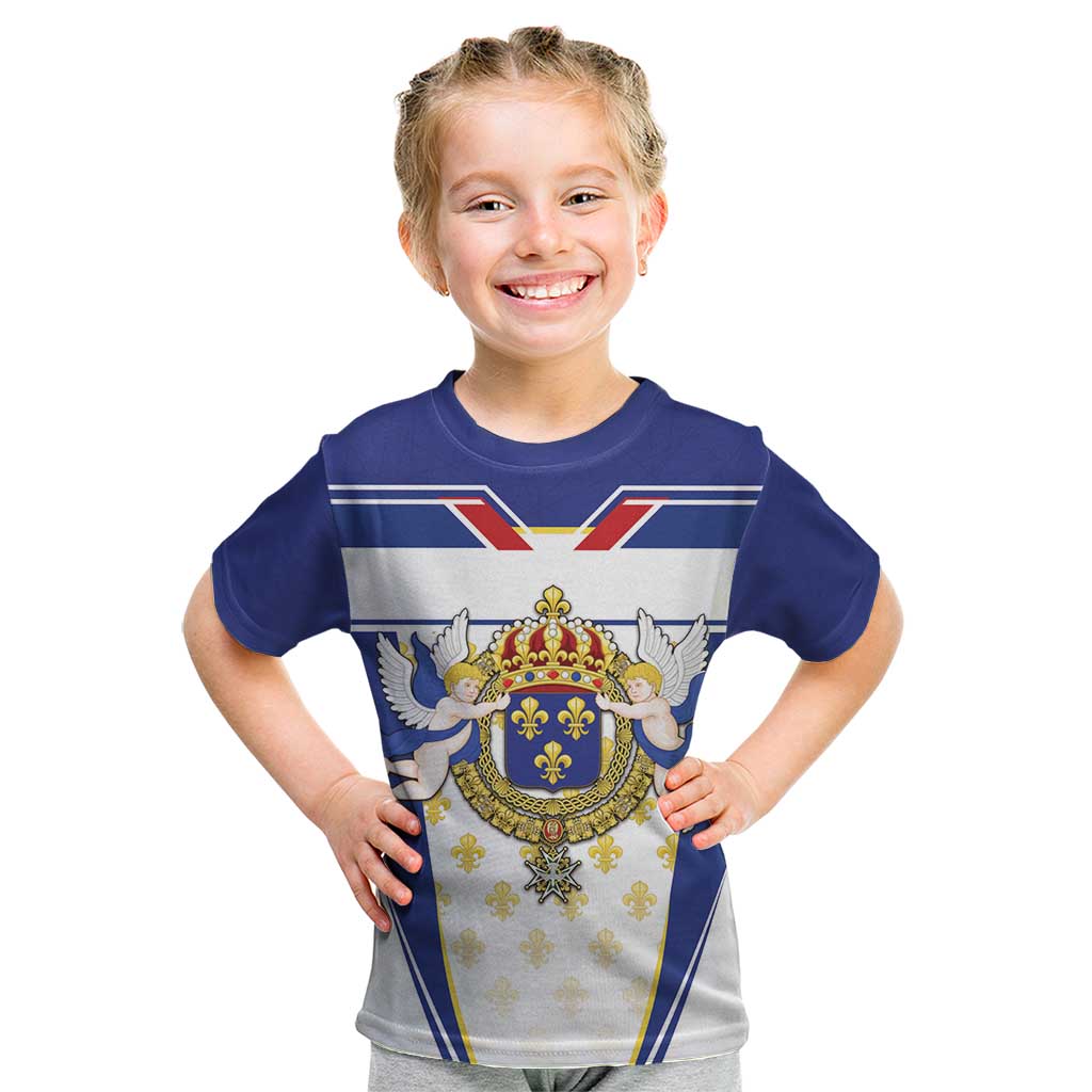 Personalized French Colonial Empire Kid T Shirt Royal Standard of France
