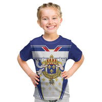 Personalized French Colonial Empire Kid T Shirt Royal Standard of France