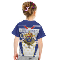 Personalized French Colonial Empire Kid T Shirt Royal Standard of France
