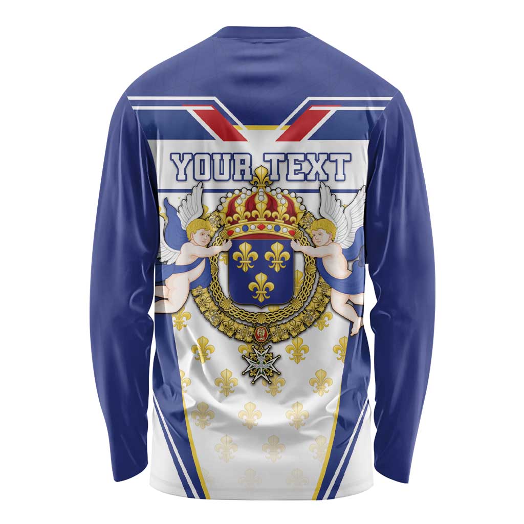 Personalized French Colonial Empire Long Sleeve Shirt Royal Standard of France