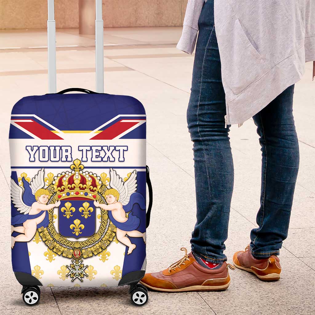 Personalized French Colonial Empire Luggage Cover Royal Standard of France