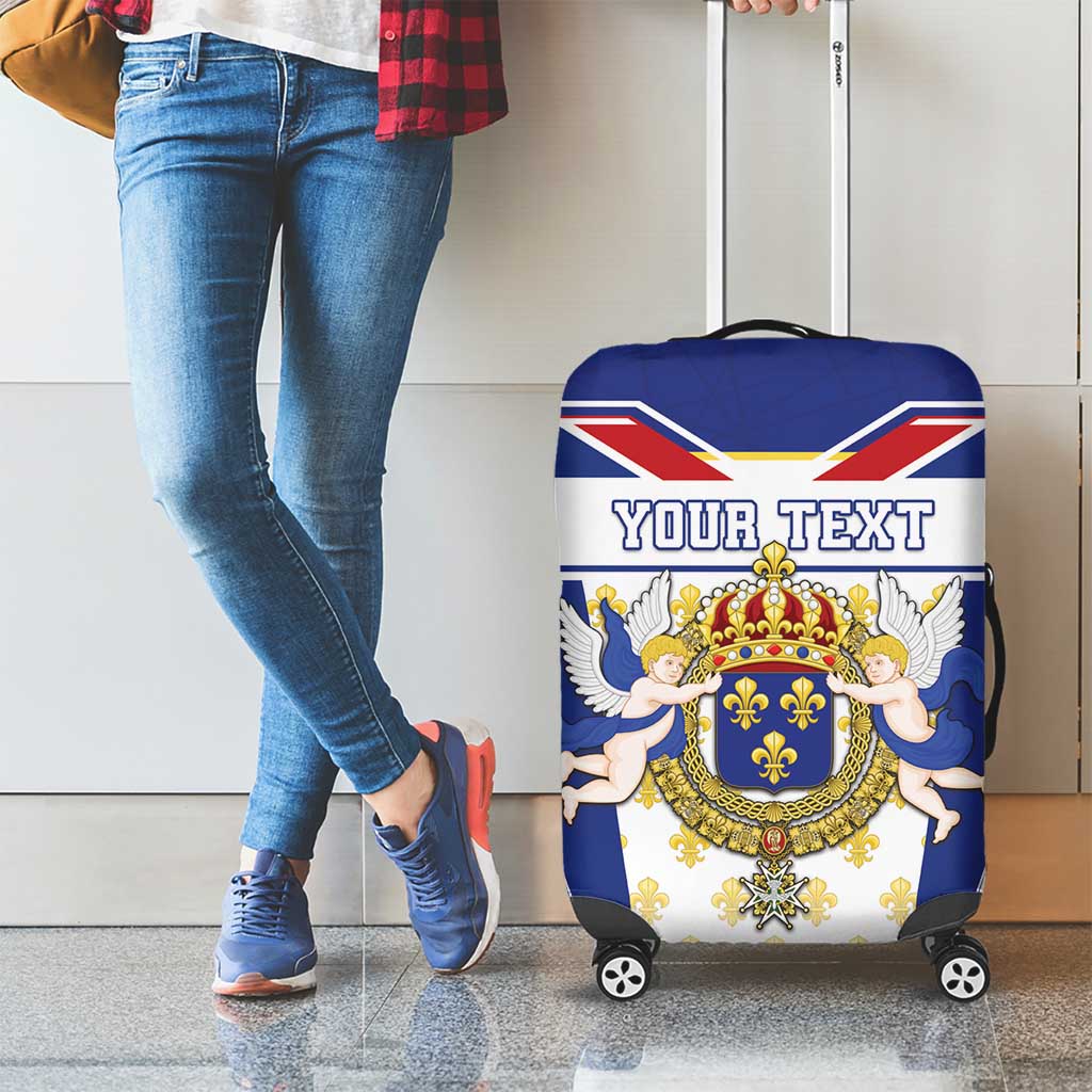 Personalized French Colonial Empire Luggage Cover Royal Standard of France