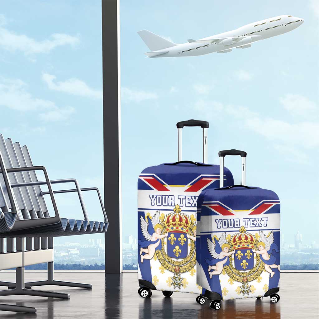 Personalized French Colonial Empire Luggage Cover Royal Standard of France