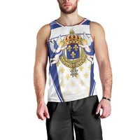 Personalized French Colonial Empire Men Tank Top Royal Standard of France
