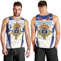 Personalized French Colonial Empire Men Tank Top Royal Standard of France