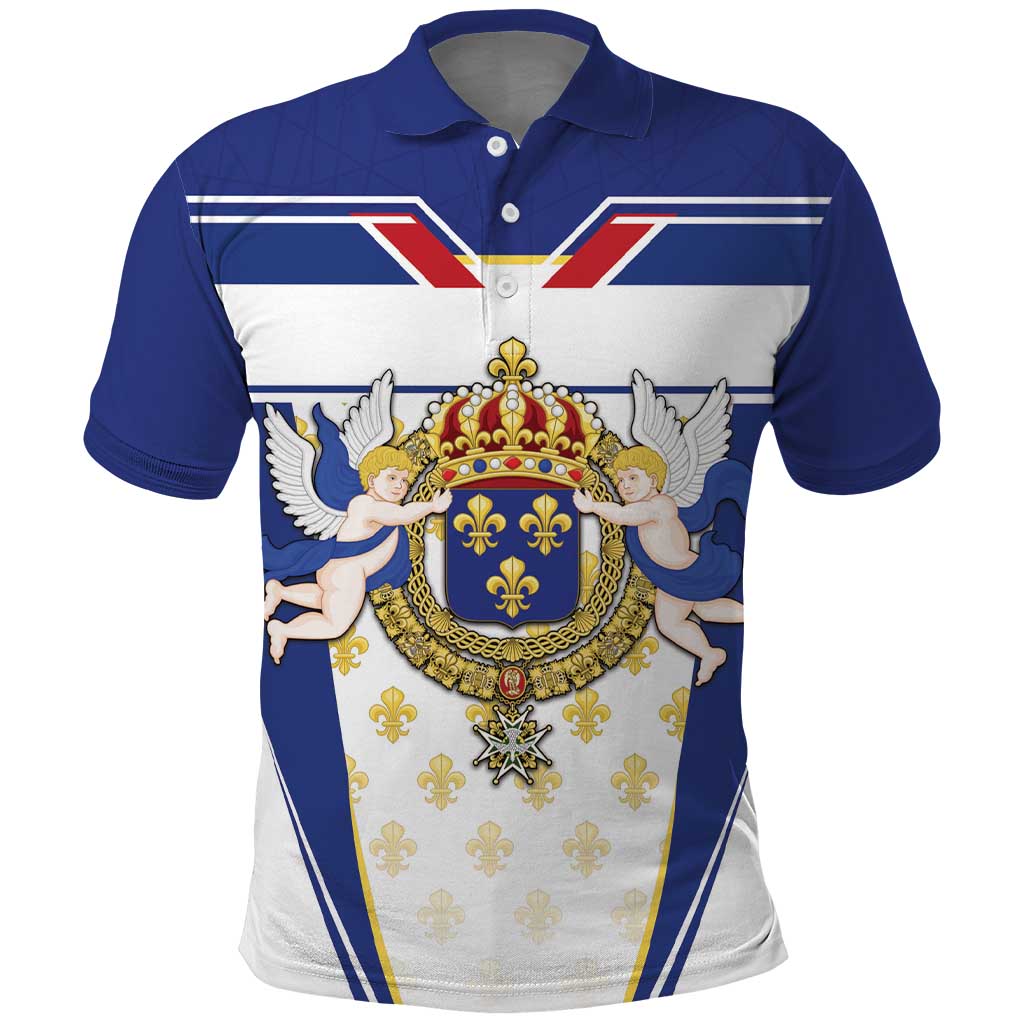 Personalized French Colonial Empire Polo Shirt Royal Standard of France
