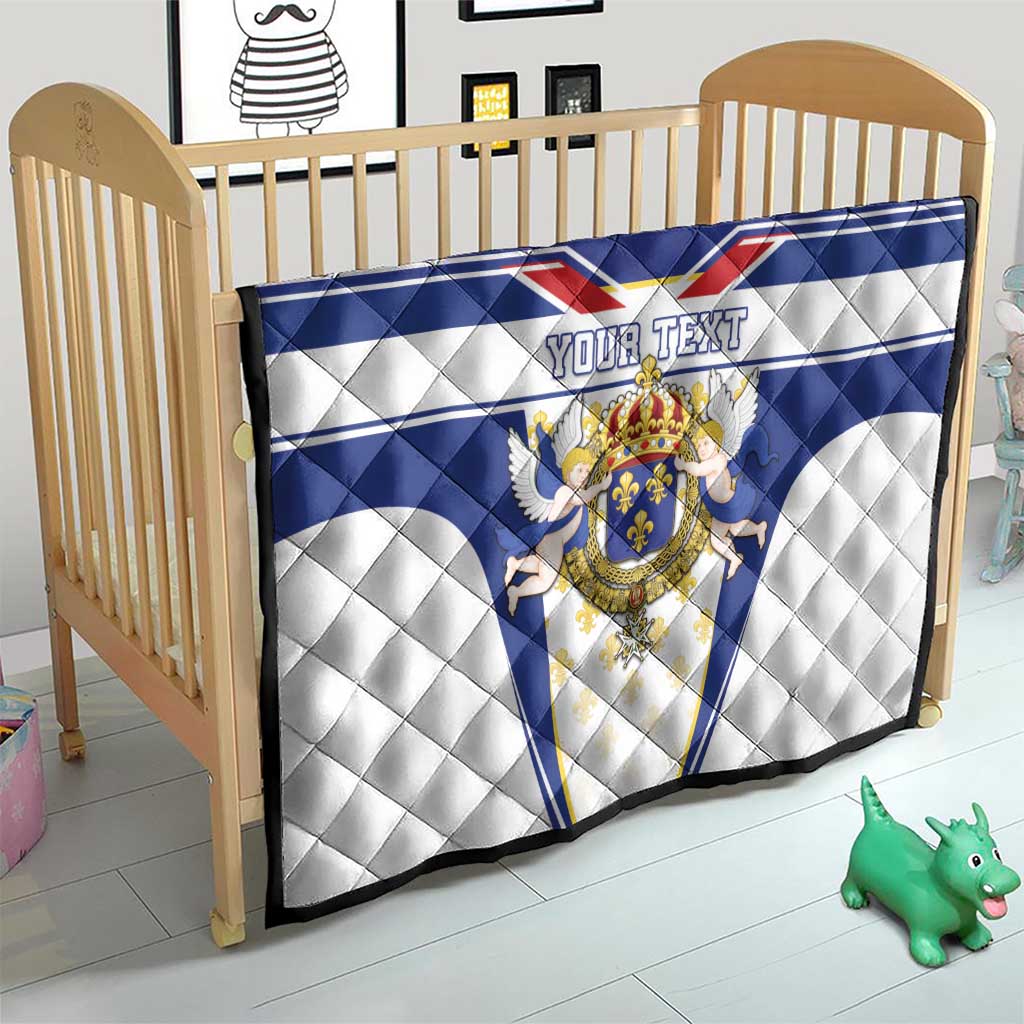 Personalized French Colonial Empire Quilt Royal Standard of France