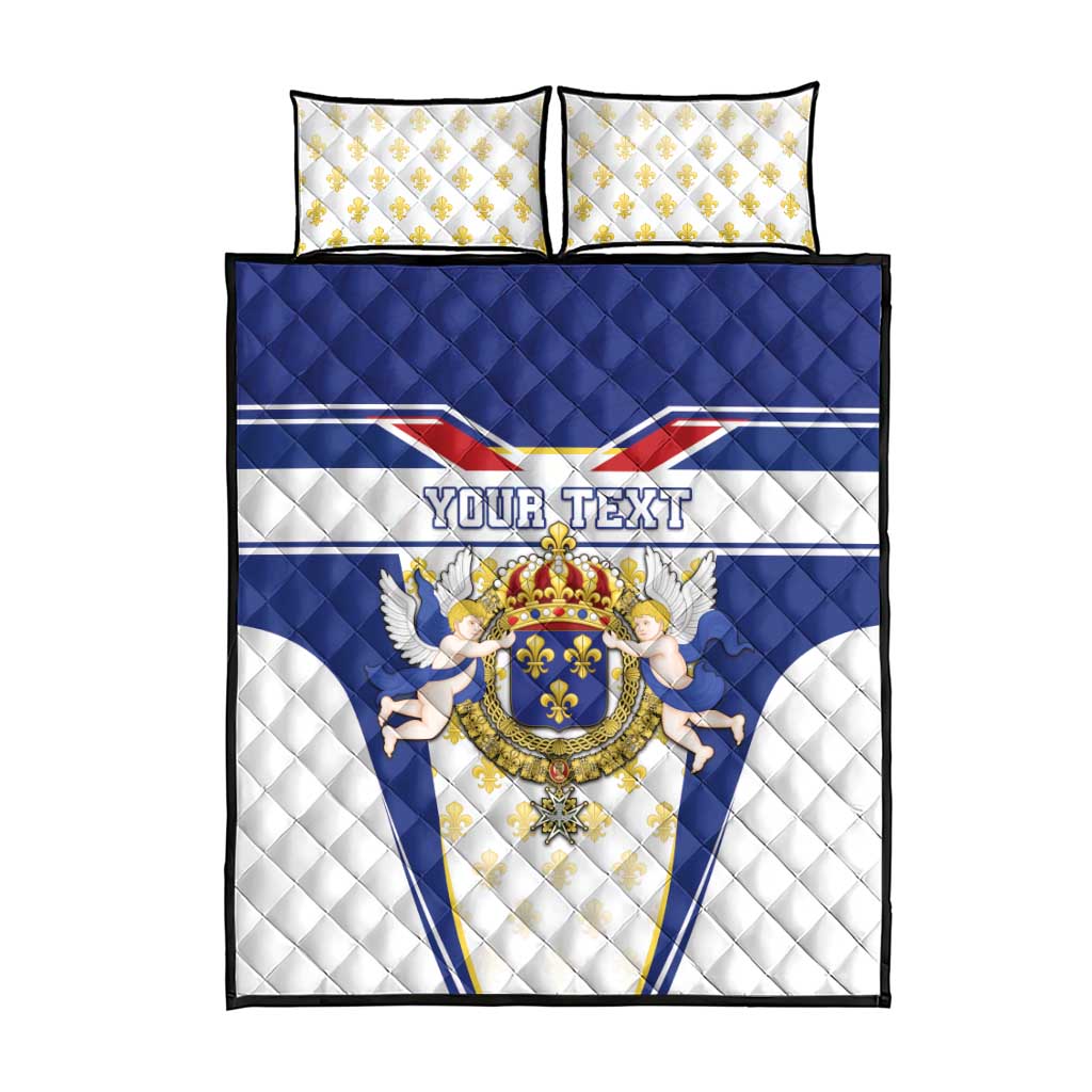 Personalized French Colonial Empire Quilt Bed Set Royal Standard of France