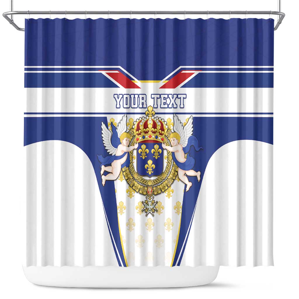 Personalized French Colonial Empire Shower Curtain Royal Standard of France