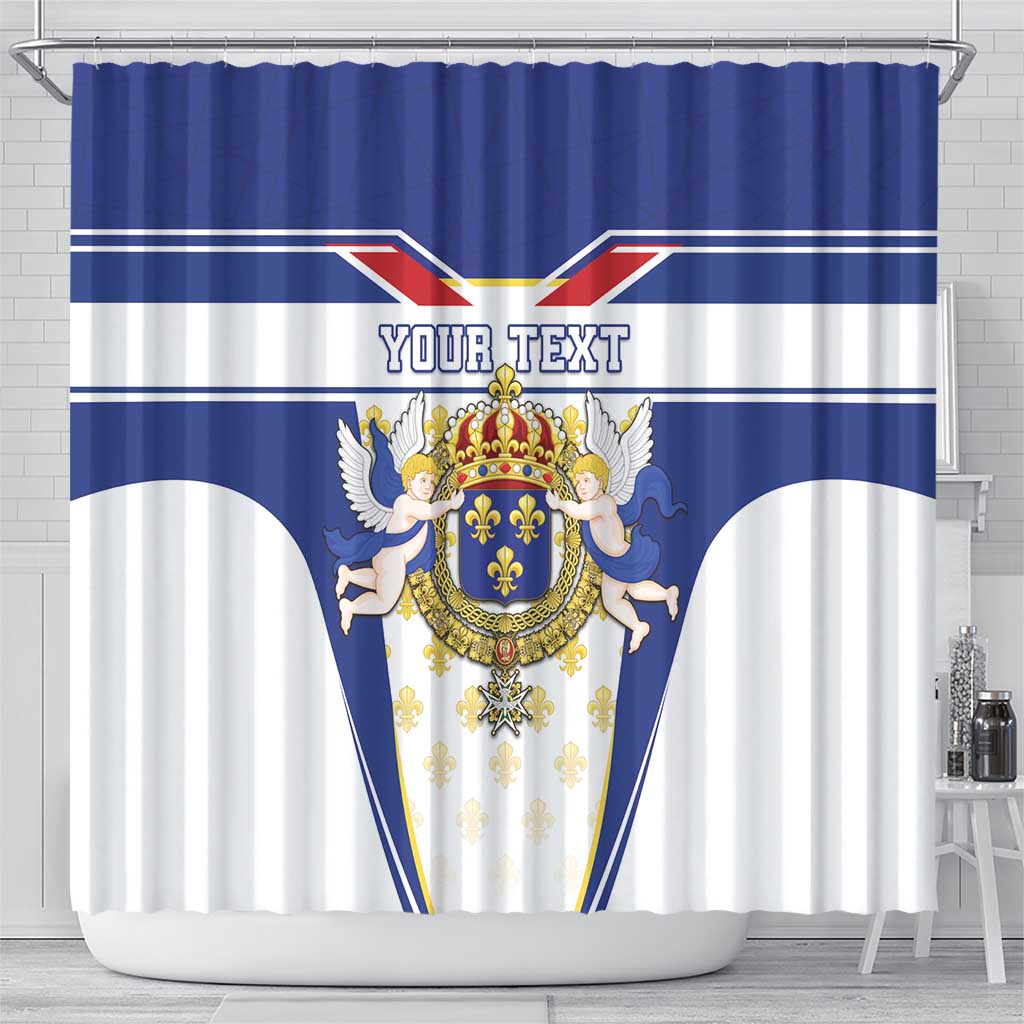 Personalized French Colonial Empire Shower Curtain Royal Standard of France