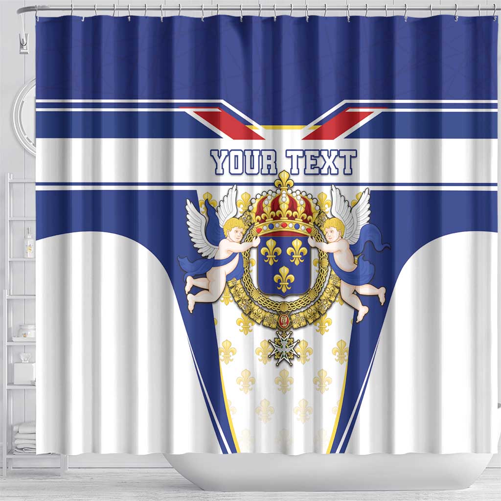 Personalized French Colonial Empire Shower Curtain Royal Standard of France
