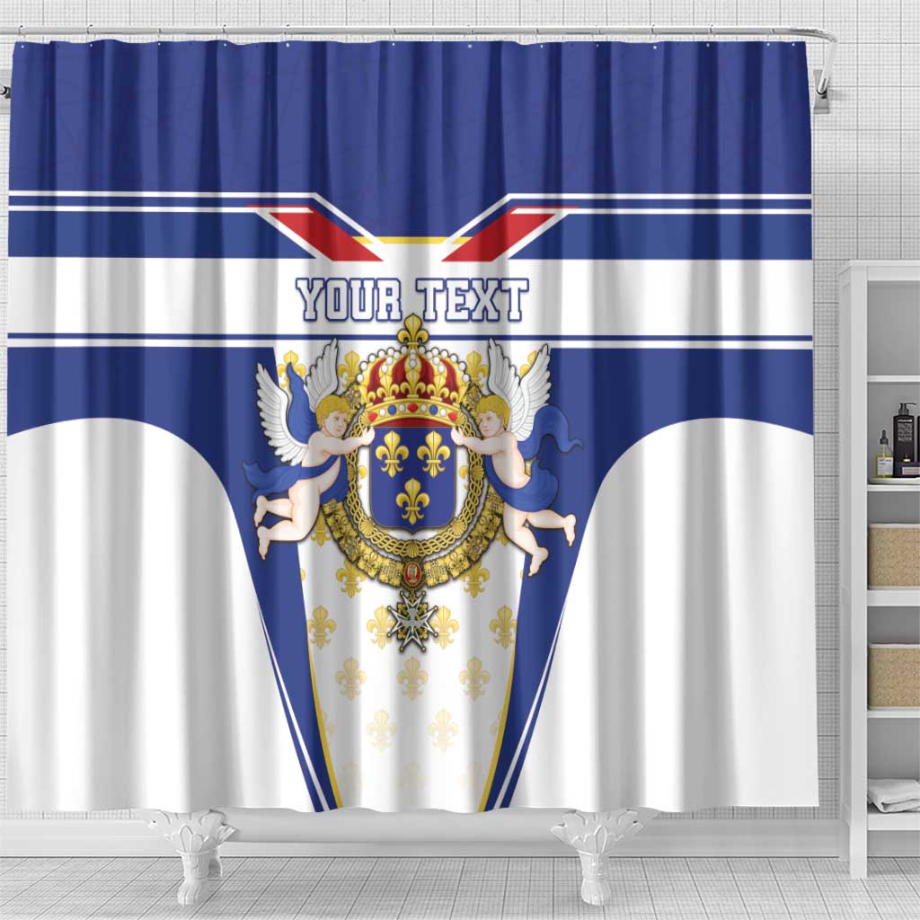 Personalized French Colonial Empire Shower Curtain Royal Standard of France