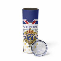 Personalized French Colonial Empire Skinny Tumbler Royal Standard of France