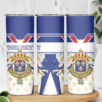 Personalized French Colonial Empire Skinny Tumbler Royal Standard of France