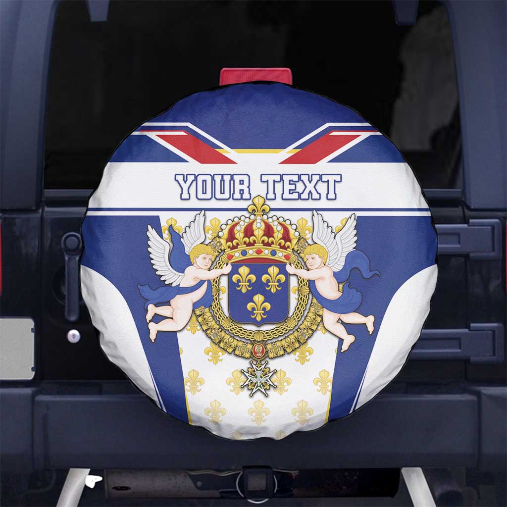 Personalized French Colonial Empire Spare Tire Cover Royal Standard of France