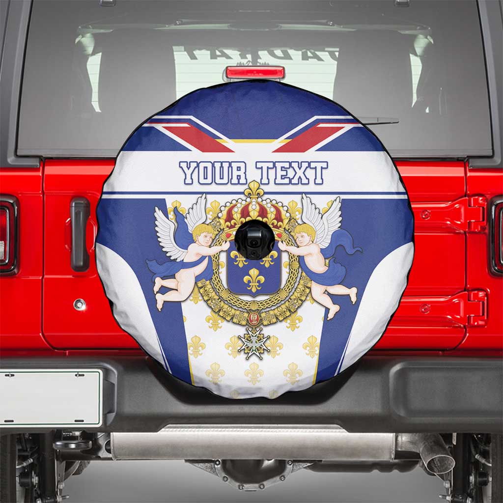 Personalized French Colonial Empire Spare Tire Cover Royal Standard of France