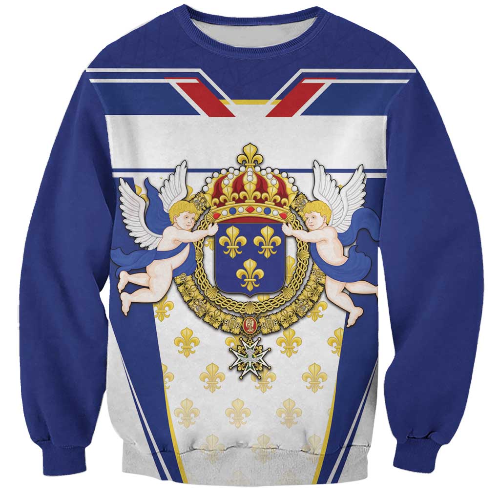 Personalized French Colonial Empire Sweatshirt Royal Standard of France