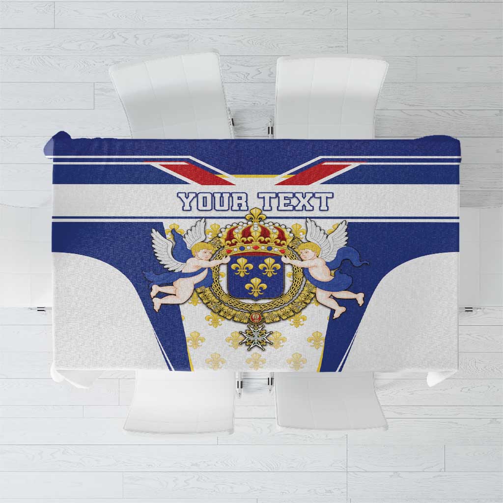 Personalized French Colonial Empire Tablecloth Royal Standard of France