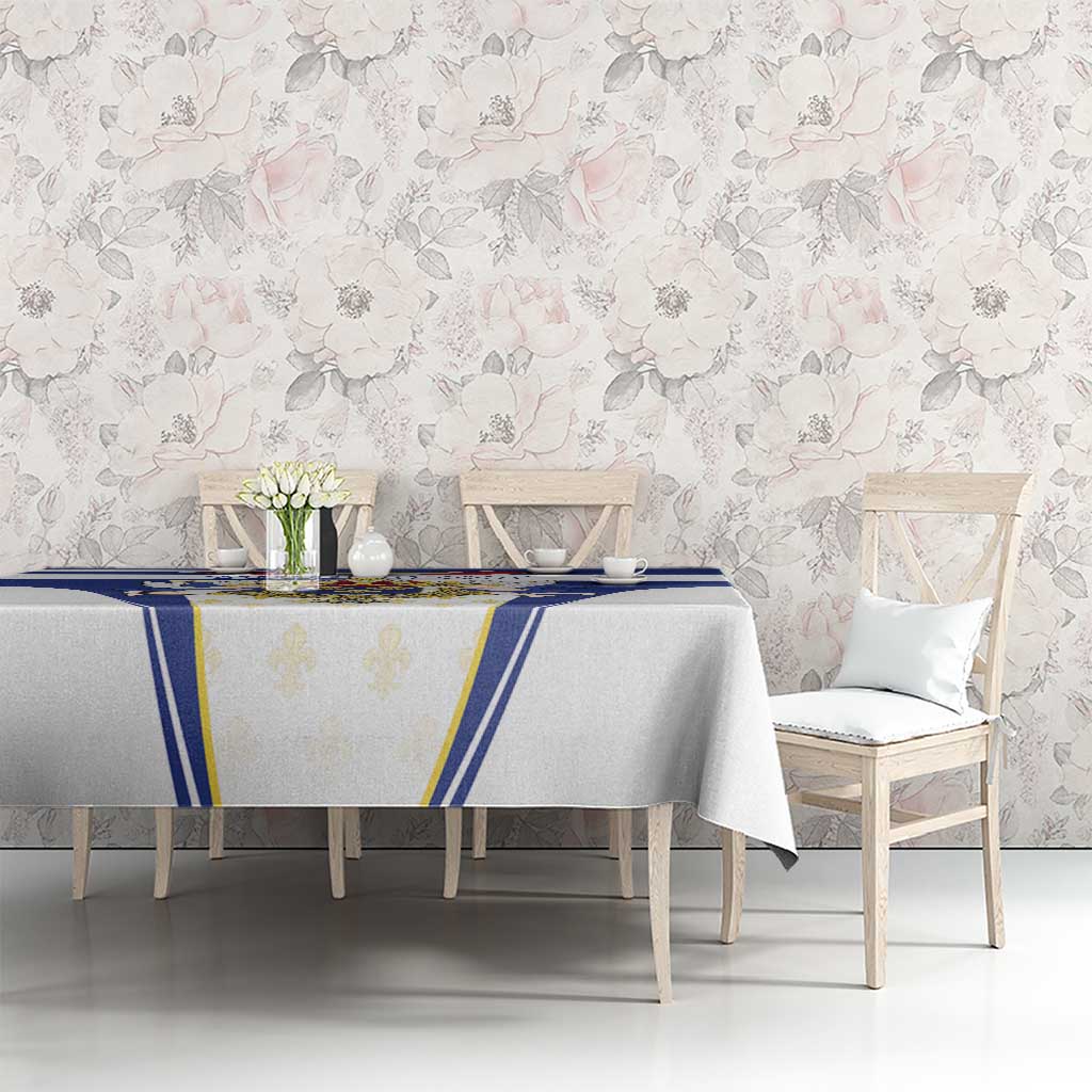 Personalized French Colonial Empire Tablecloth Royal Standard of France