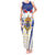 Personalized French Colonial Empire Tank Maxi Dress Royal Standard of France