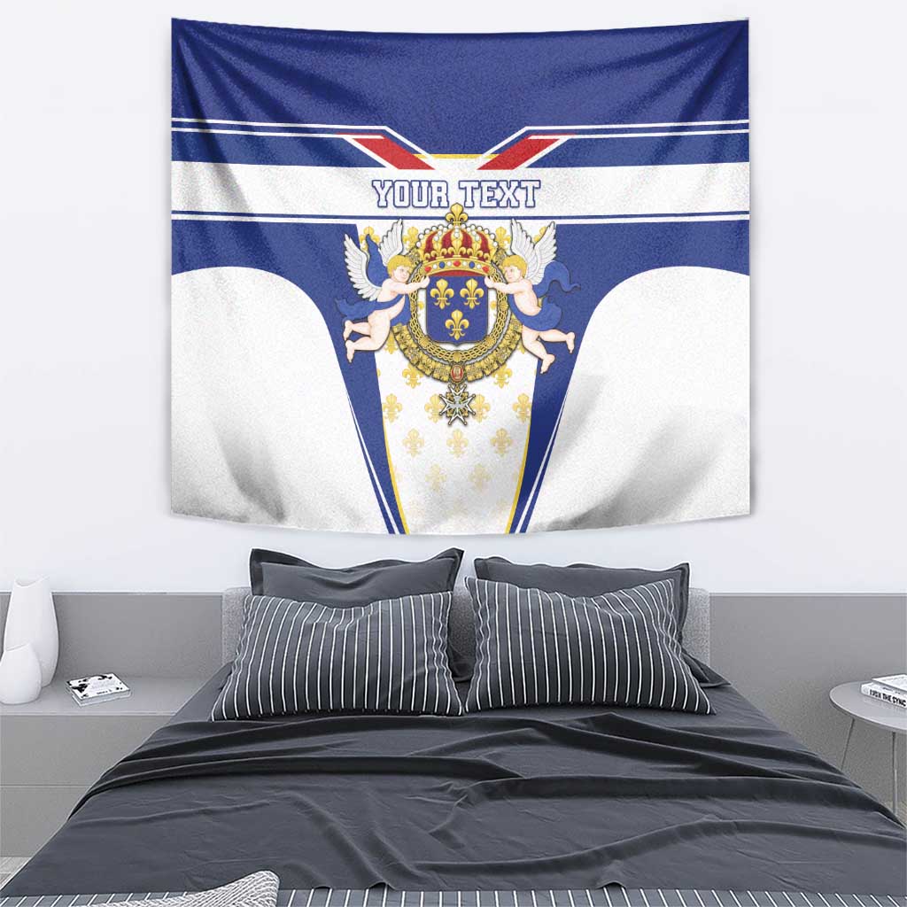 Personalized French Colonial Empire Tapestry Royal Standard of France