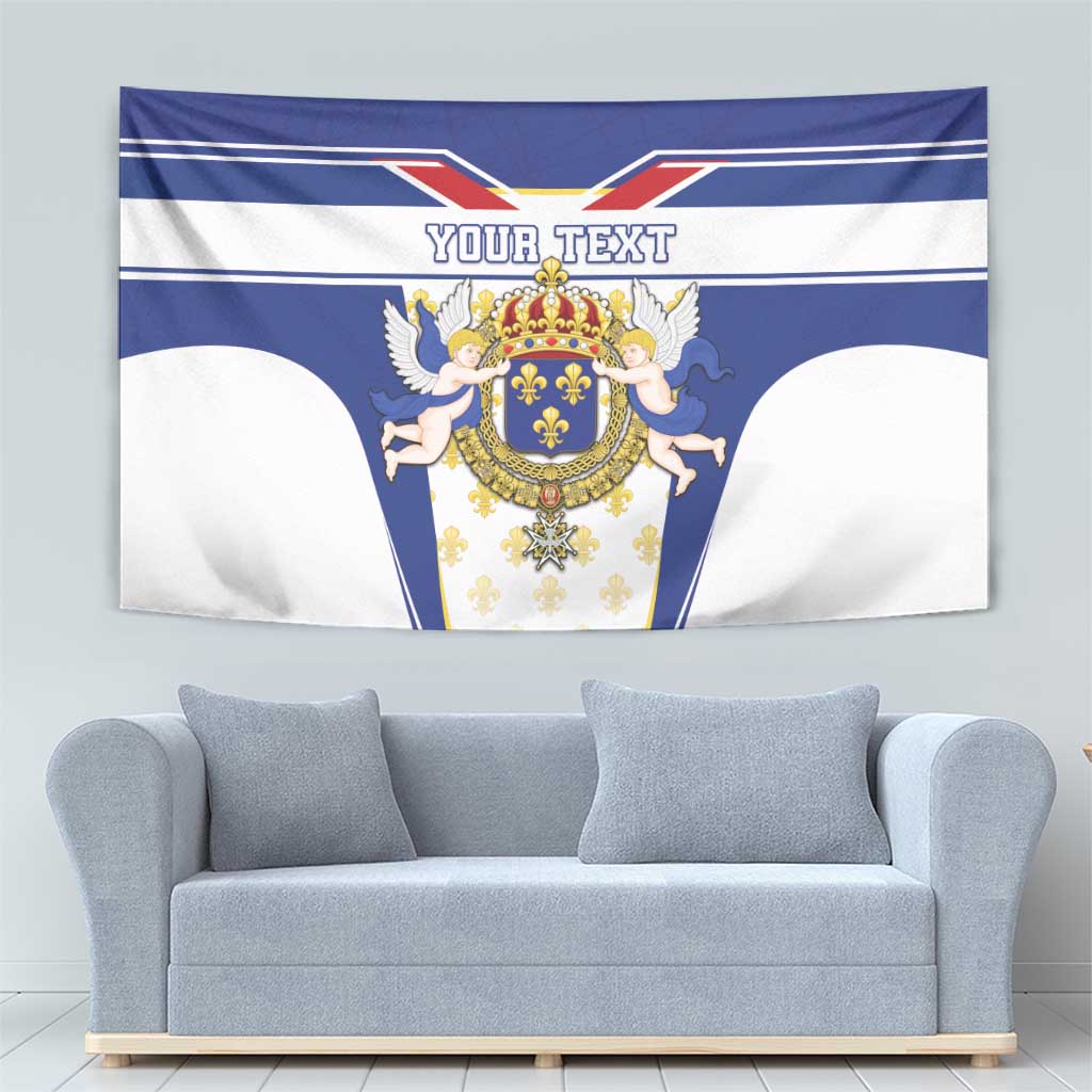 Personalized French Colonial Empire Tapestry Royal Standard of France
