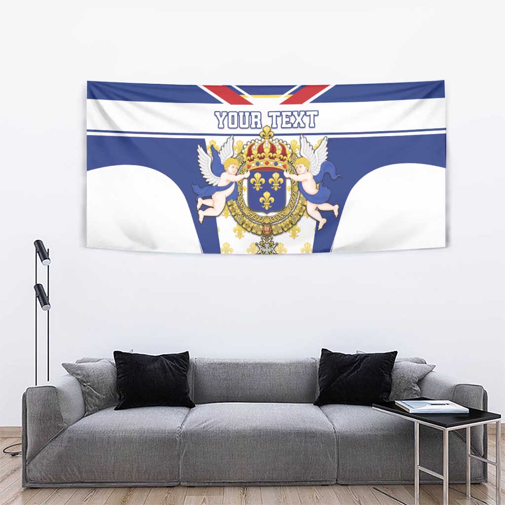 Personalized French Colonial Empire Tapestry Royal Standard of France