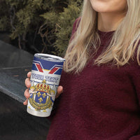 Personalized French Colonial Empire Tumbler Cup Royal Standard of France