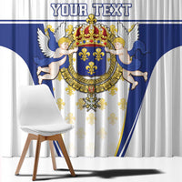 Personalized French Colonial Empire Window Curtain Royal Standard of France