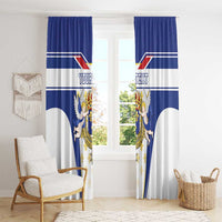 Personalized French Colonial Empire Window Curtain Royal Standard of France