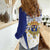 Personalized French Colonial Empire Women Casual Shirt Royal Standard of France