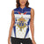 Personalized French Colonial Empire Women Sleeveless Polo Shirt Royal Standard of France