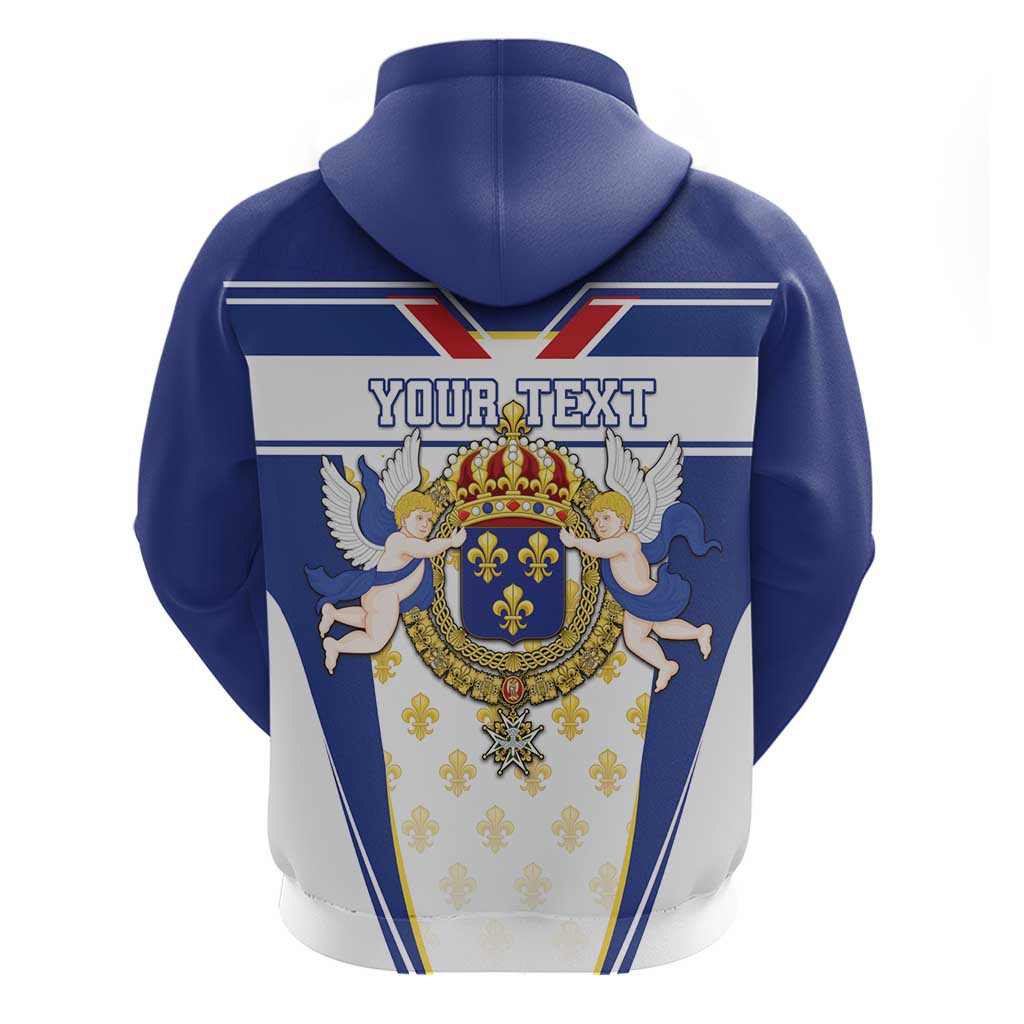Personalized French Colonial Empire Zip Hoodie Royal Standard of France